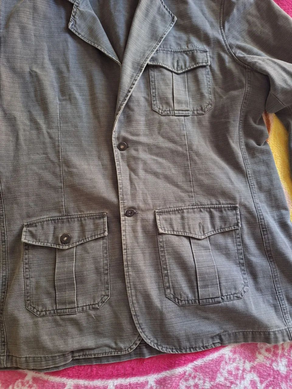 jaqueta jeans preta tng - Foto 4