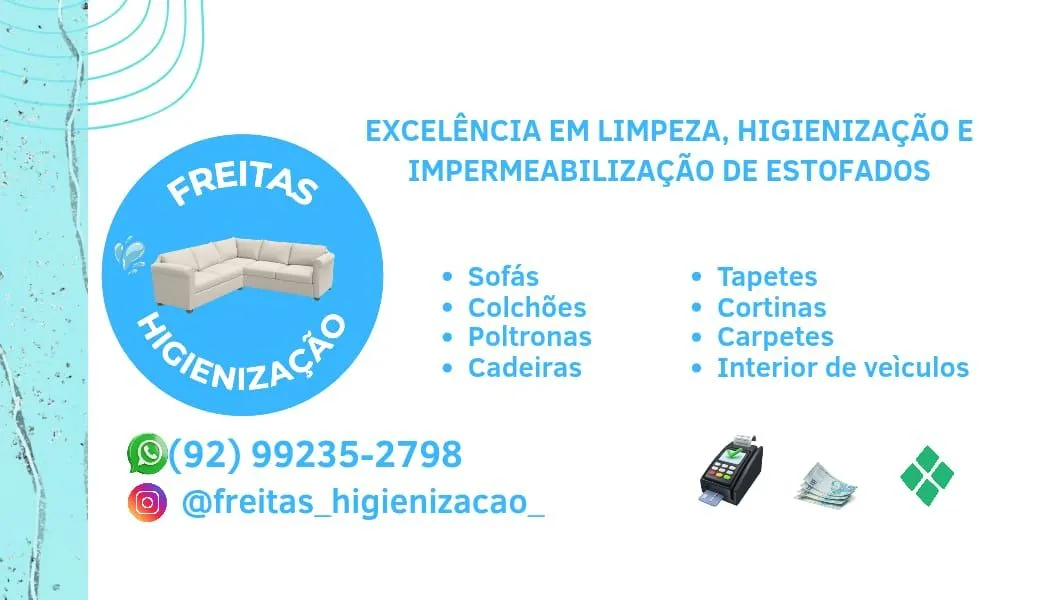 Excelência em Limpeza, Higienização e impermeabilização de estofados.