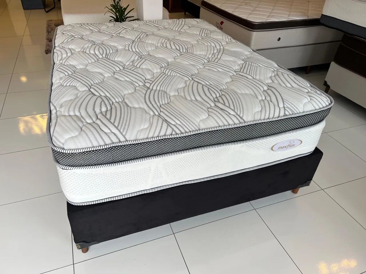 Cama box de casal Maxflex Seminova- ENTREGO  - Foto 5