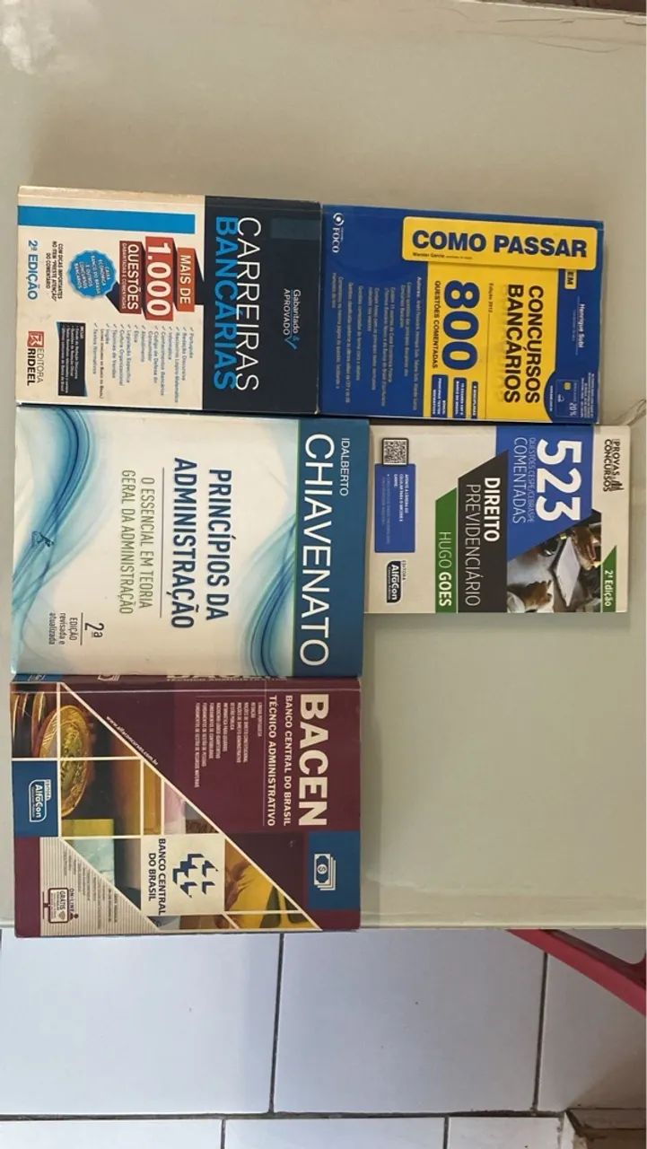 KIT 5 APOSTILA/LIVRO PARA INSS E CARREIRAS BANCÁRIAS  - Foto 4