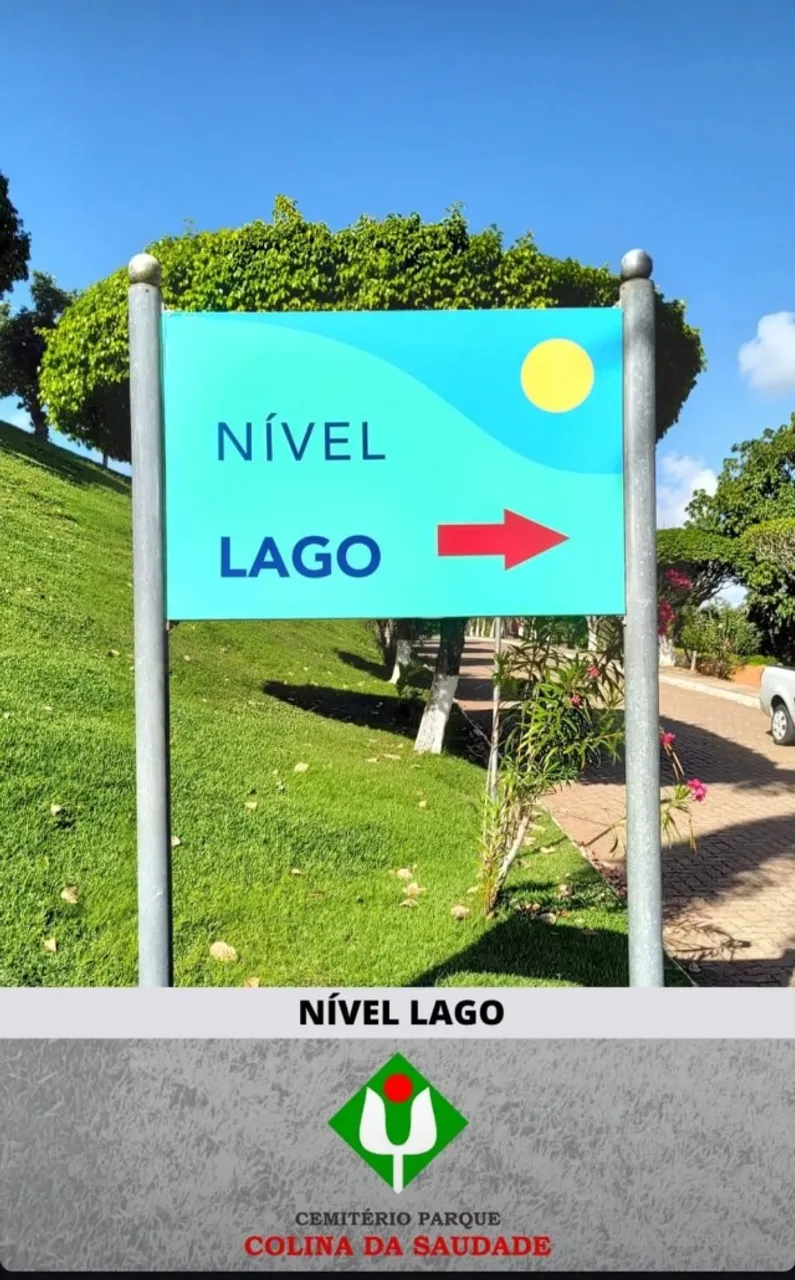 Jazigo Perpétuo no Cemitério Colina da Saudade em Aracaju/SE (nível Lago)