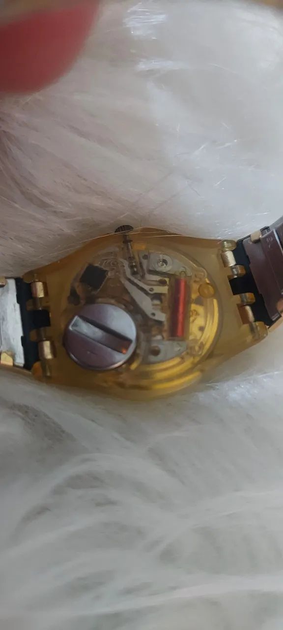 Swatch Vintage Dourado - Foto 3