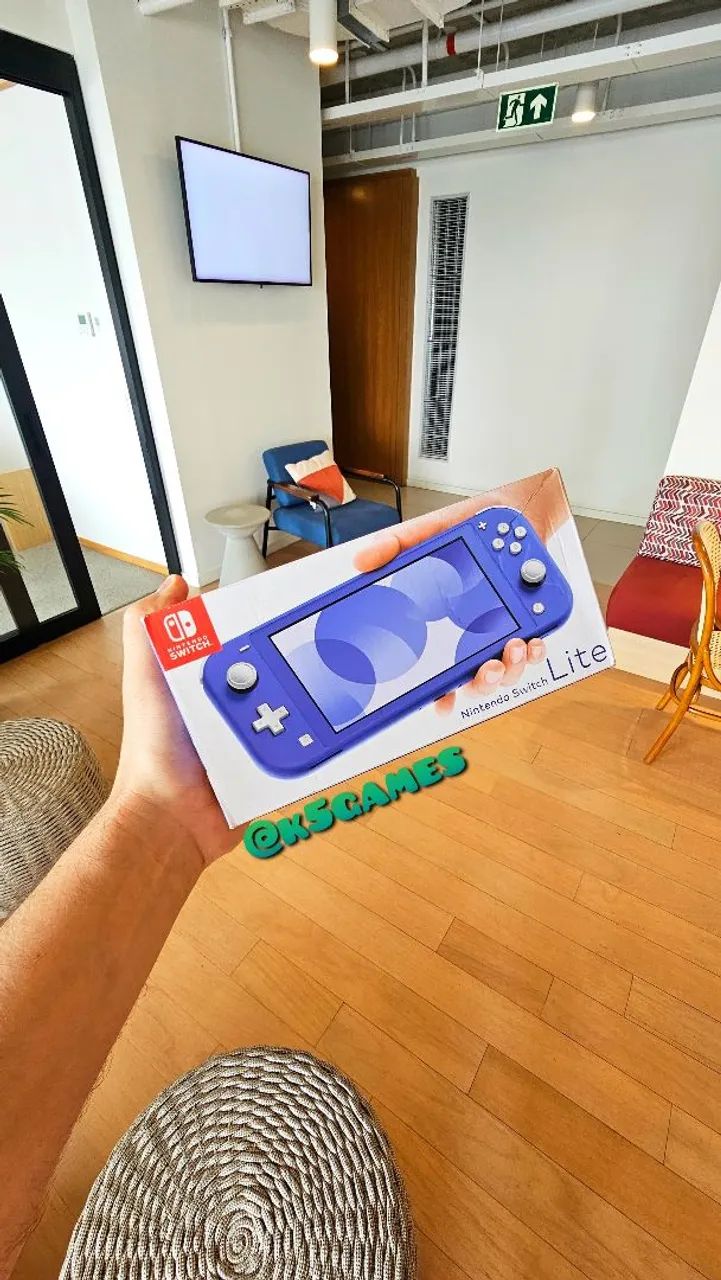 Nintendo Switch Lite Azul - Lacrado - SEJA RÁPIDO ABC SP