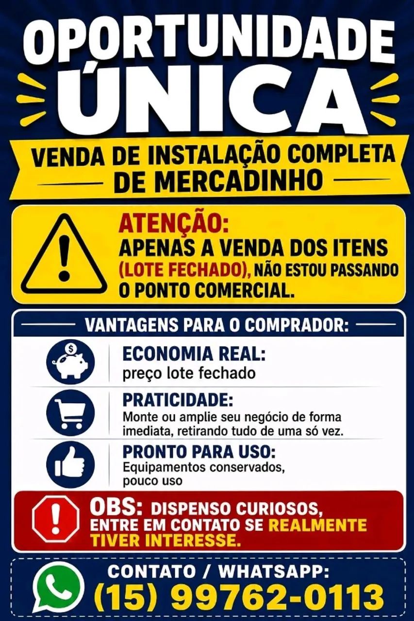 Passo estrutura mercado