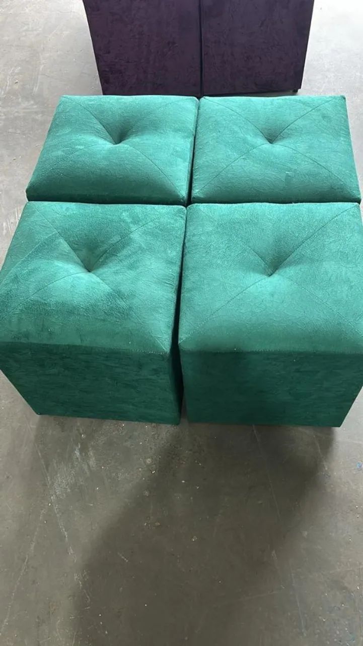 Puff Modular  sued amassado - PREÇO DE FÁBRICA - Foto 2