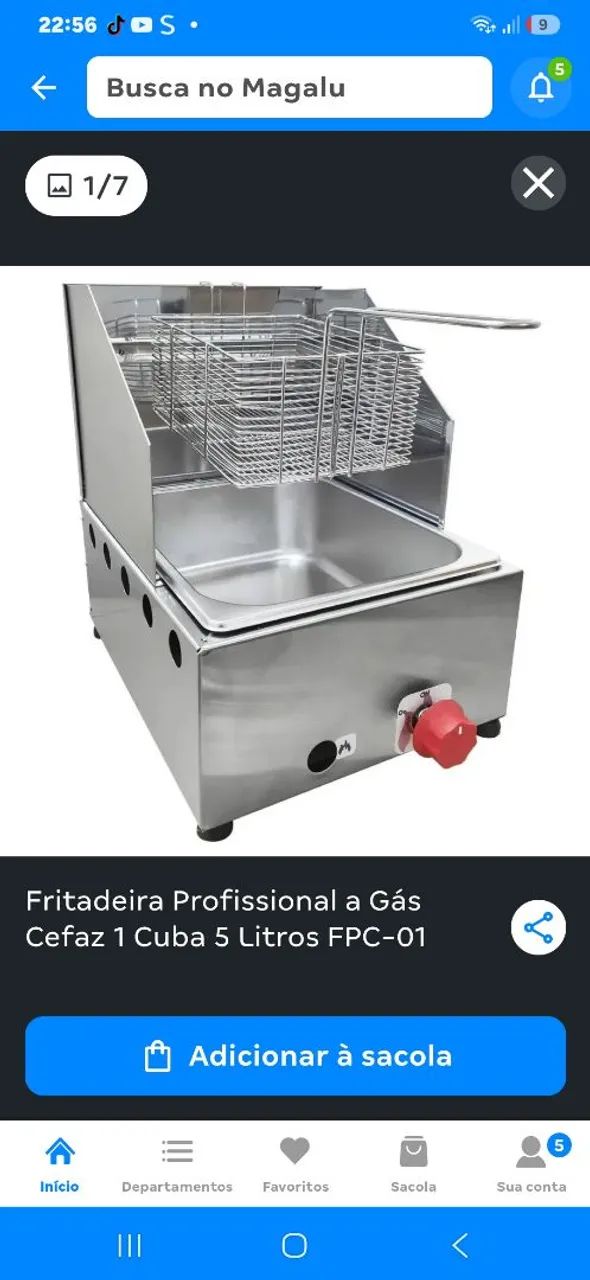 Fritadeira a gás - Foto 2