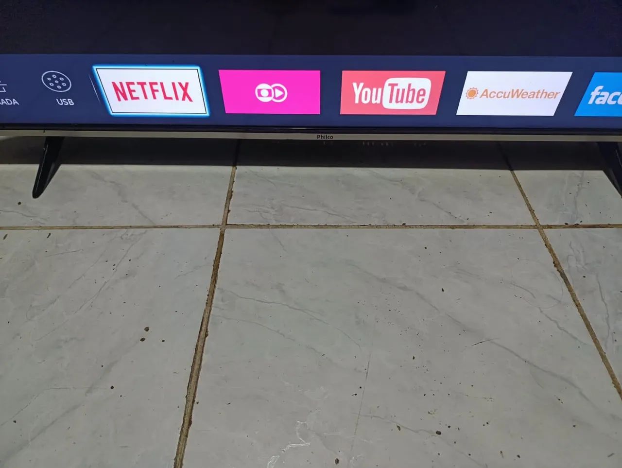 Tv smart 4k Philco 50 polegadas funcionando perfeitamente 