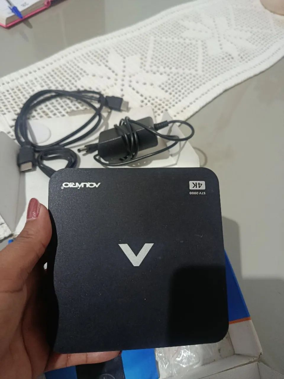 SMART TV BOX 4K EM PERFEITO ESTADO  - Foto 4