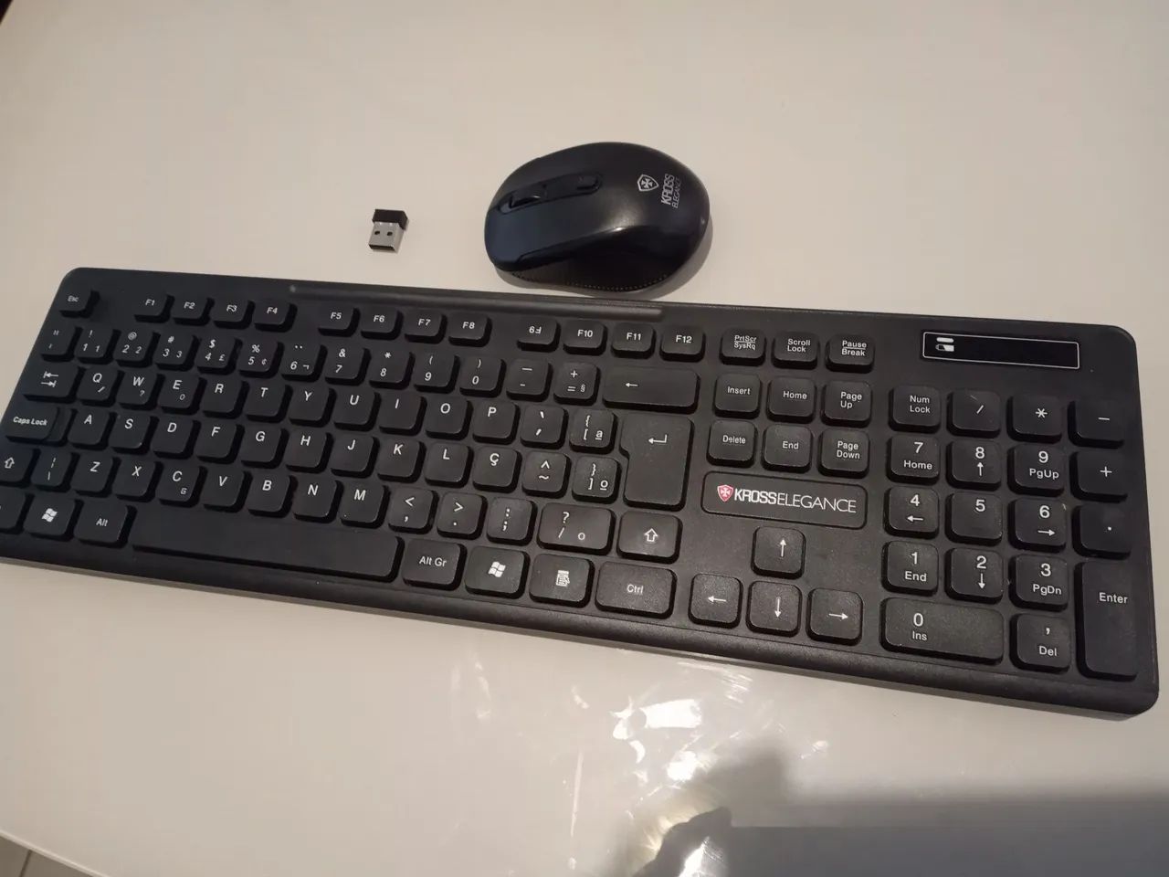 Teclado e mouse sem fio 