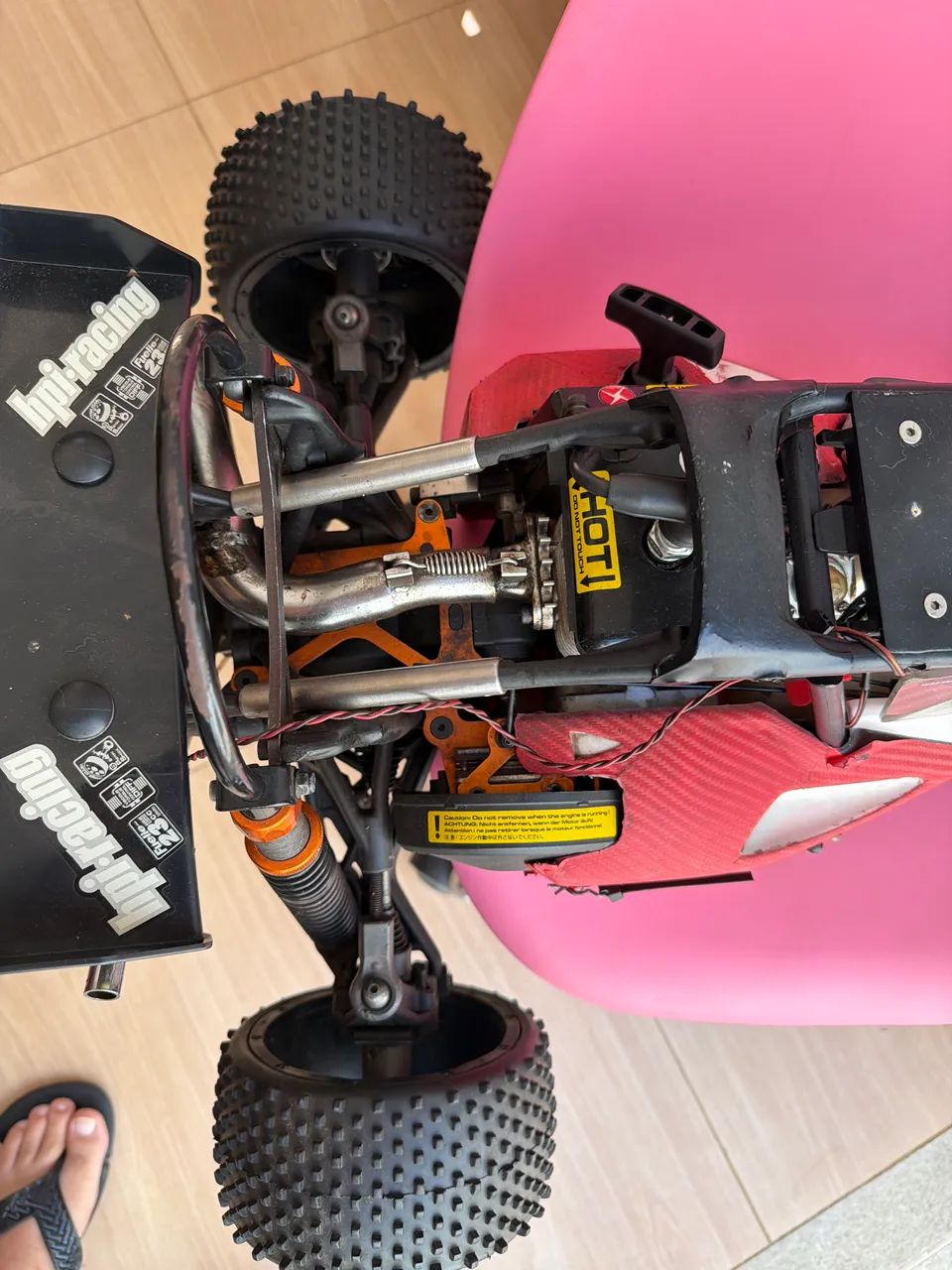 HPI Baja 5B 1/5 Gasolina Revisado 26cc - Sem Rádio - Hobbies e