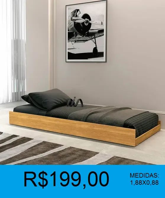 Cama auxiliar solteiro - temos a pronta entrega 