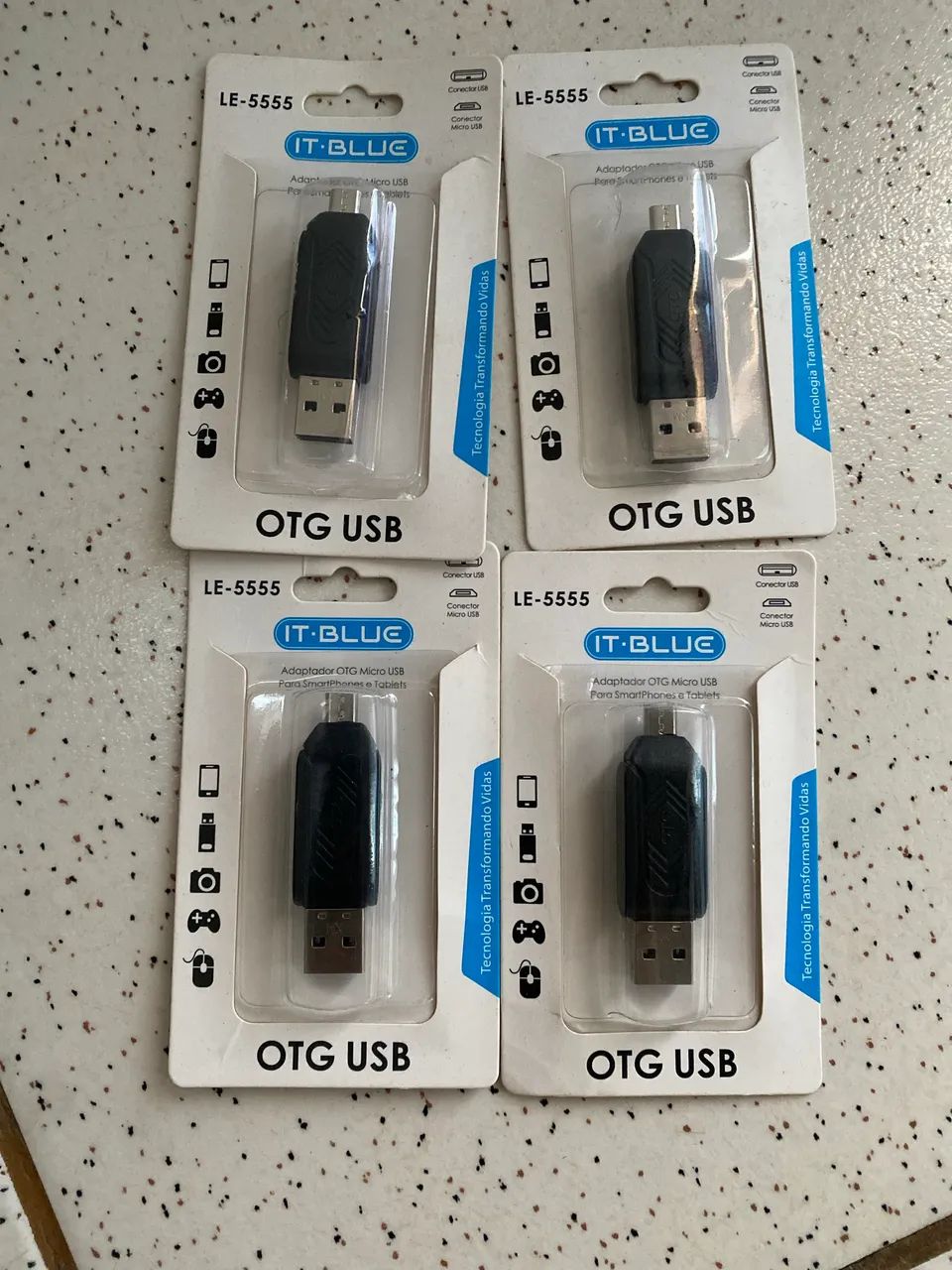 Leitor OTG/USB p/ cartão de memória 