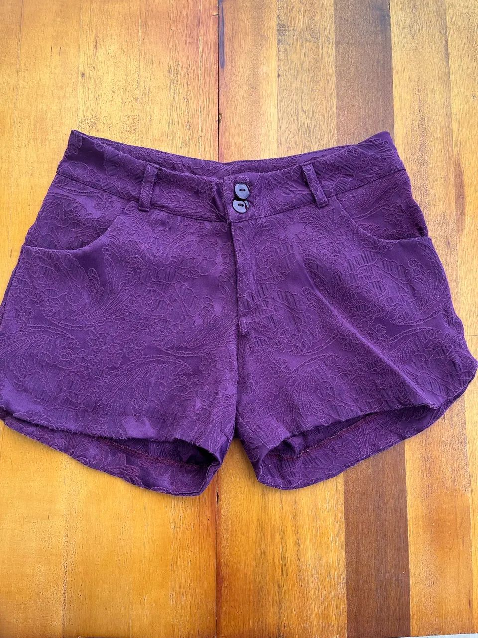 Short feminino vintage 