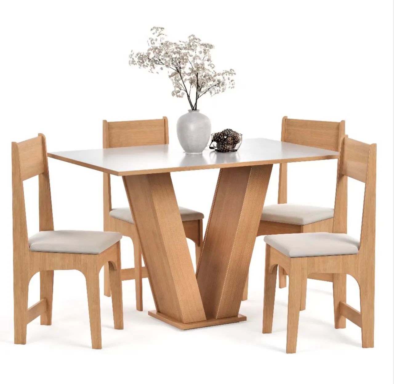 Mesa de jantar 4 lugares