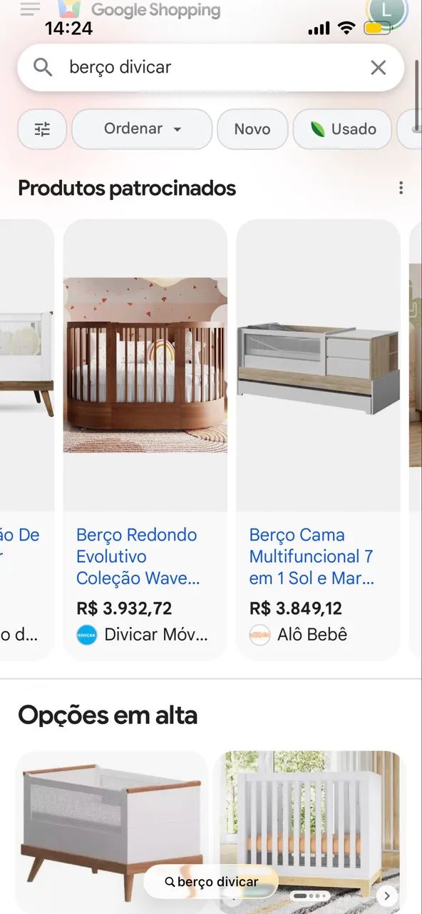Berço Redondo Evolutivo Coleção Wave - Foto 2