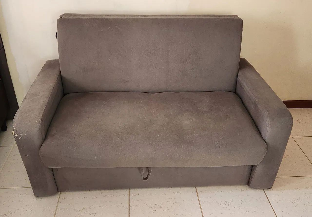 Vende-se - Sofá-cama 140cm com Baú 
