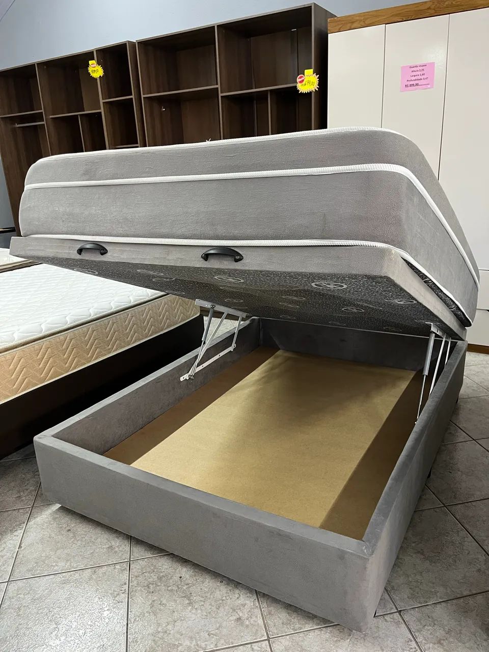 Cama box de casal baú  - Foto 4