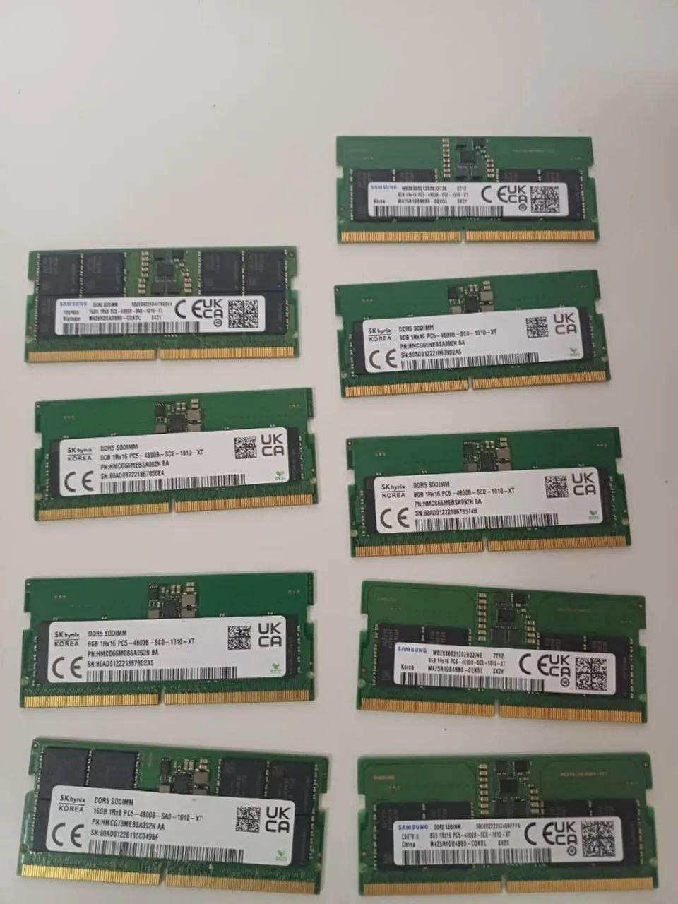 Lote de memorias DDR5 4800 notebook - Foto 4