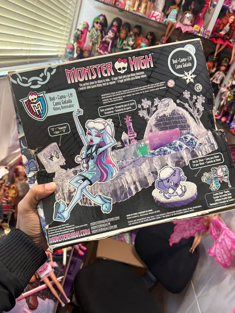 Cama monster high abbey completa ,caixa com rasgado - Foto 2