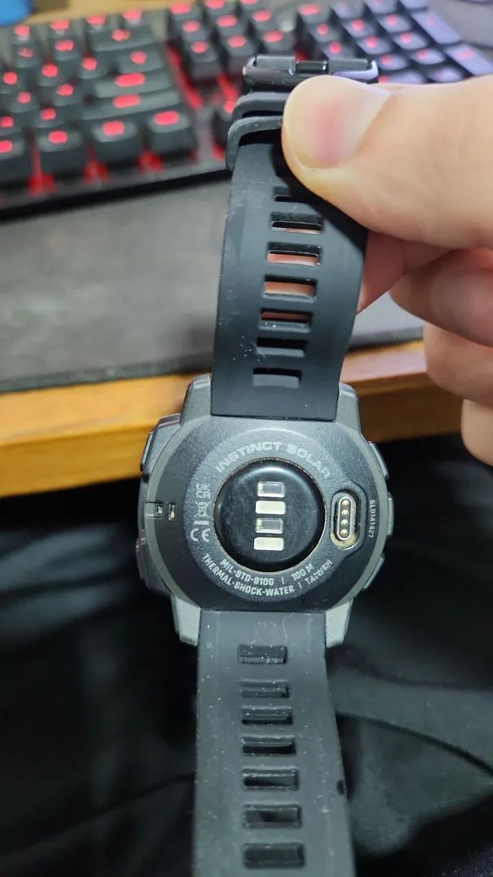 Garmin Instinct Solar - bateria meia vida - Foto 2