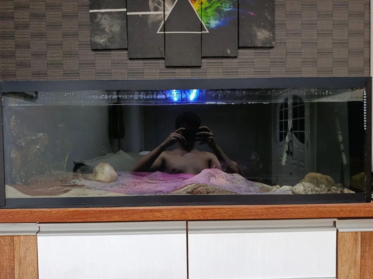 Aquário 1.2metros por 0.60metros