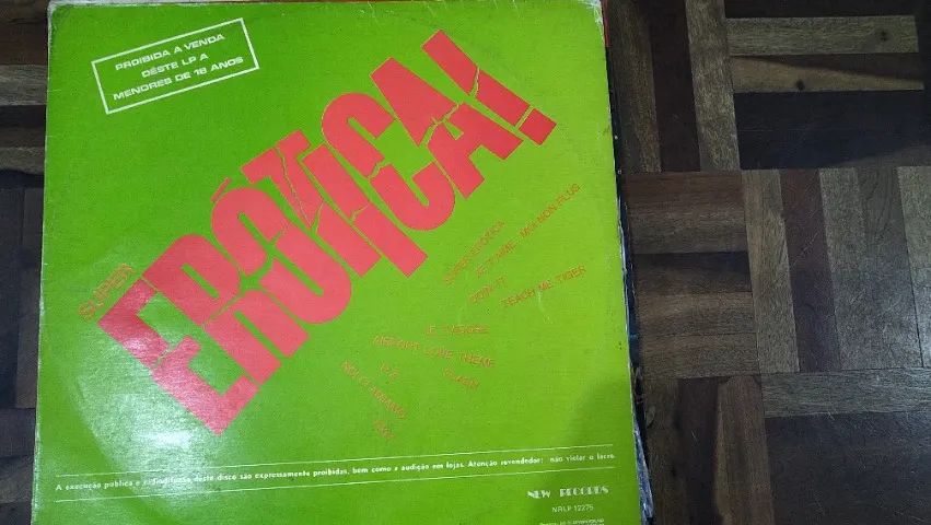 Disco vinil Super Erótica