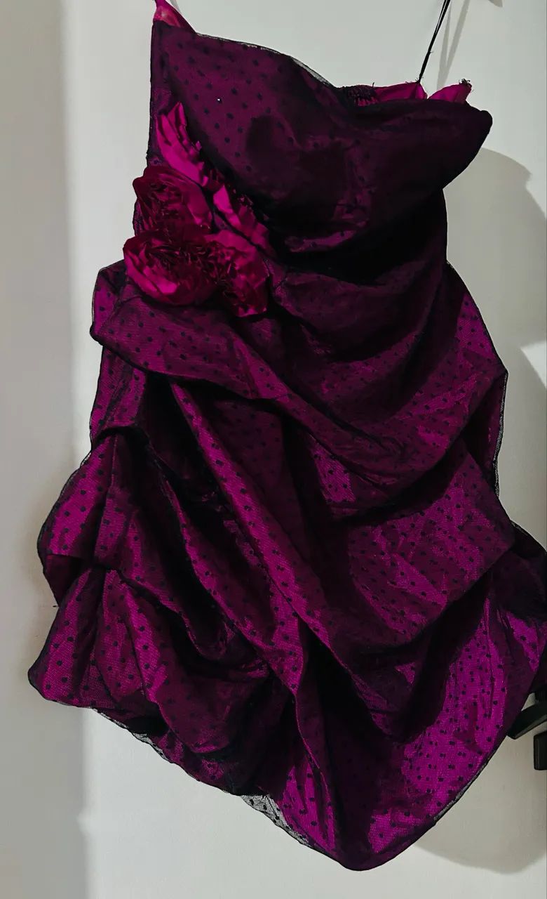 Vestido pink de tule