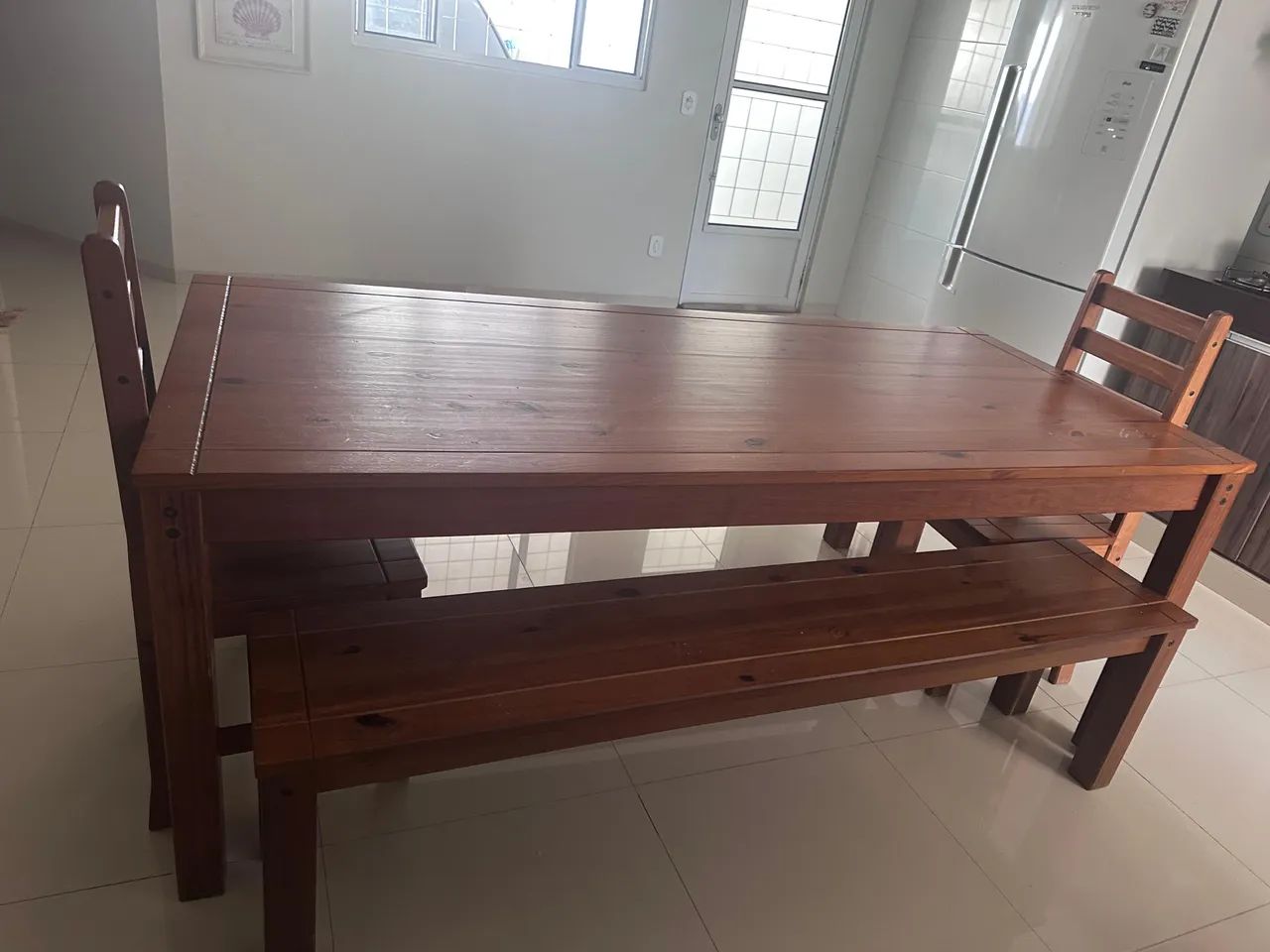 Mesa madeira de lei - Foto 2
