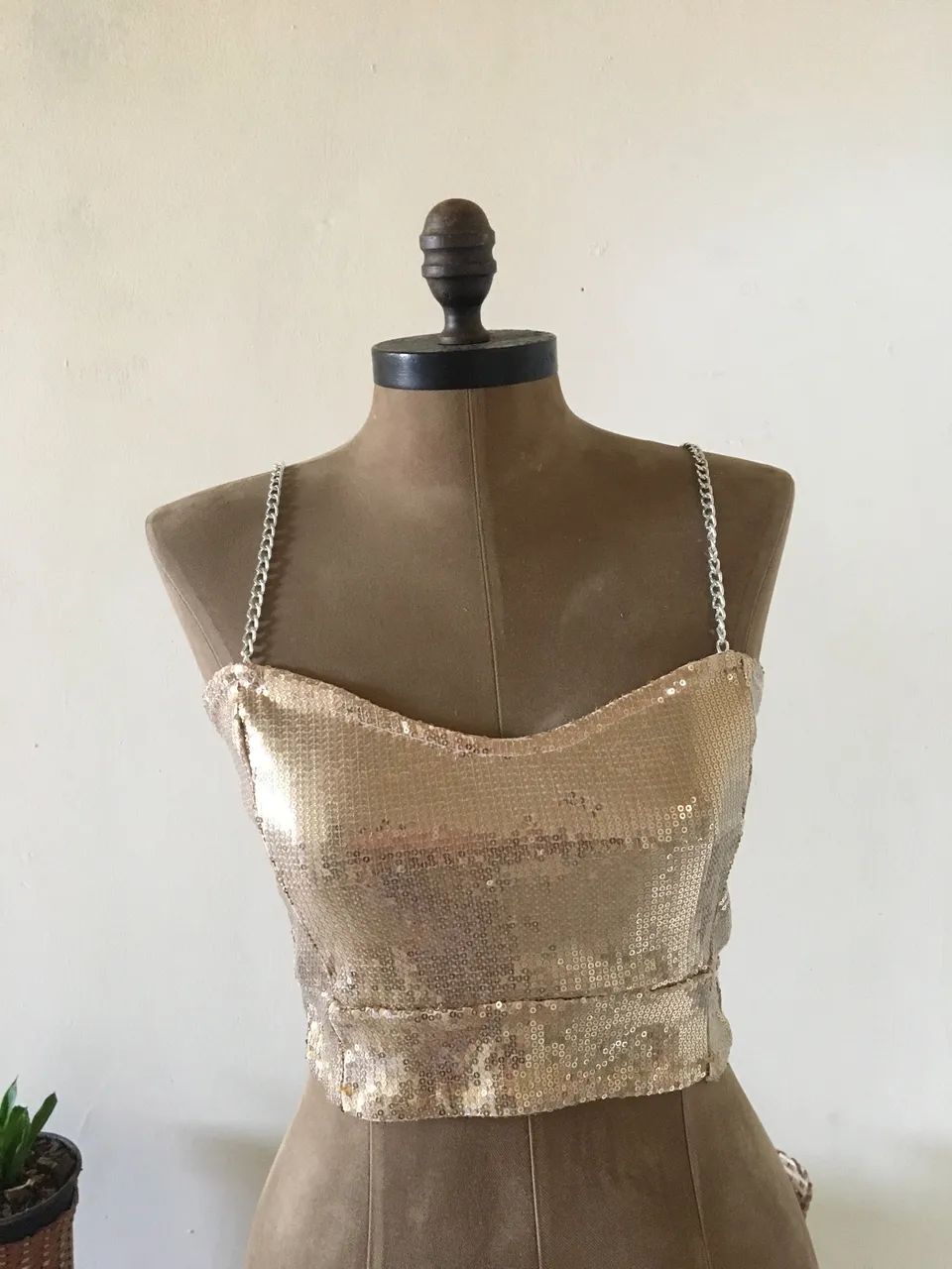 Cropped em paetê - Foto 5