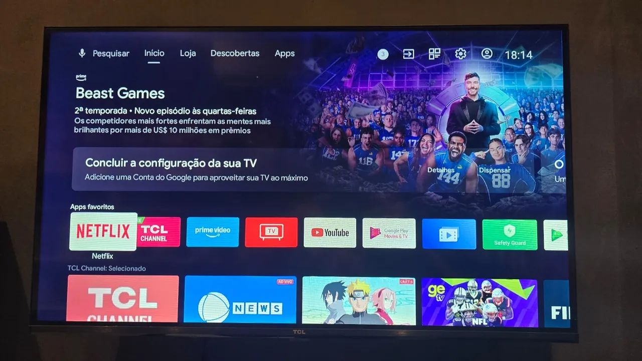 SMART TV TCL 32 POLEGADAS NOVA