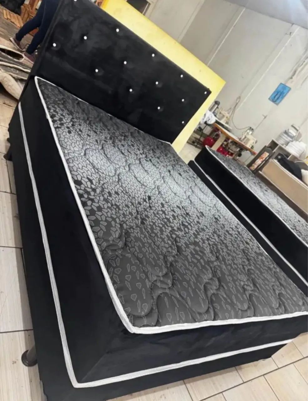 CAMA CASAL BOX CONJUGADA + CABECEIRA  FRETE GRÁTIS 