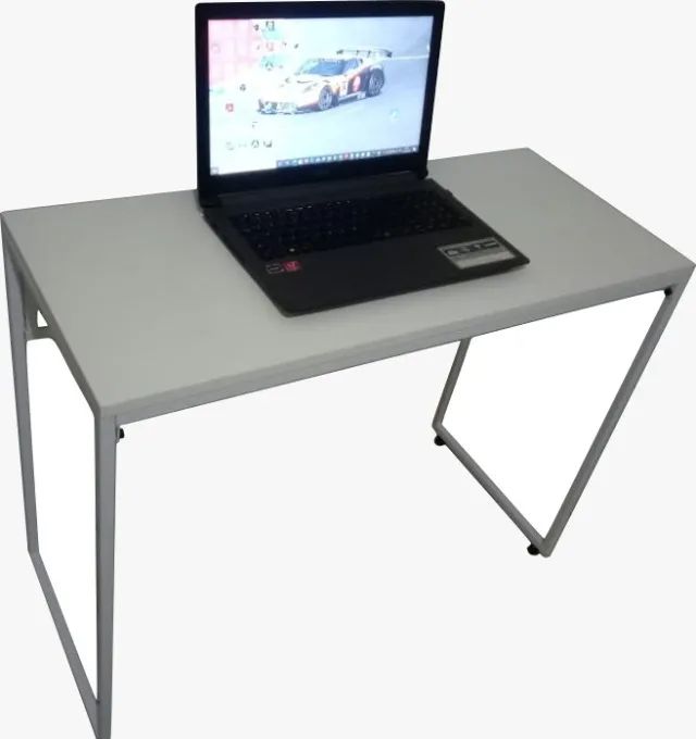Mesa de Estudo NOVA Escrivaninha Multiuso Estilo Industrial Notebook Computador Escritório - Foto 3
