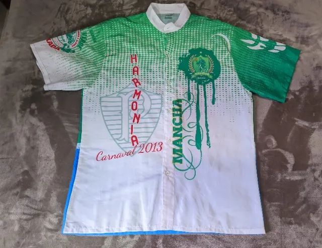 Camisa Harmonia Escola De Samba Mancha Verde Carnaval 2013