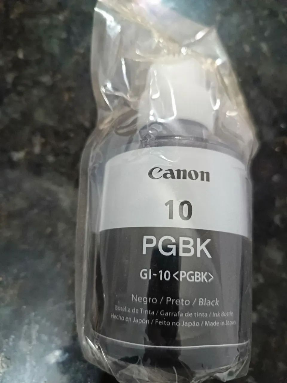 Tinta preta Canon 10