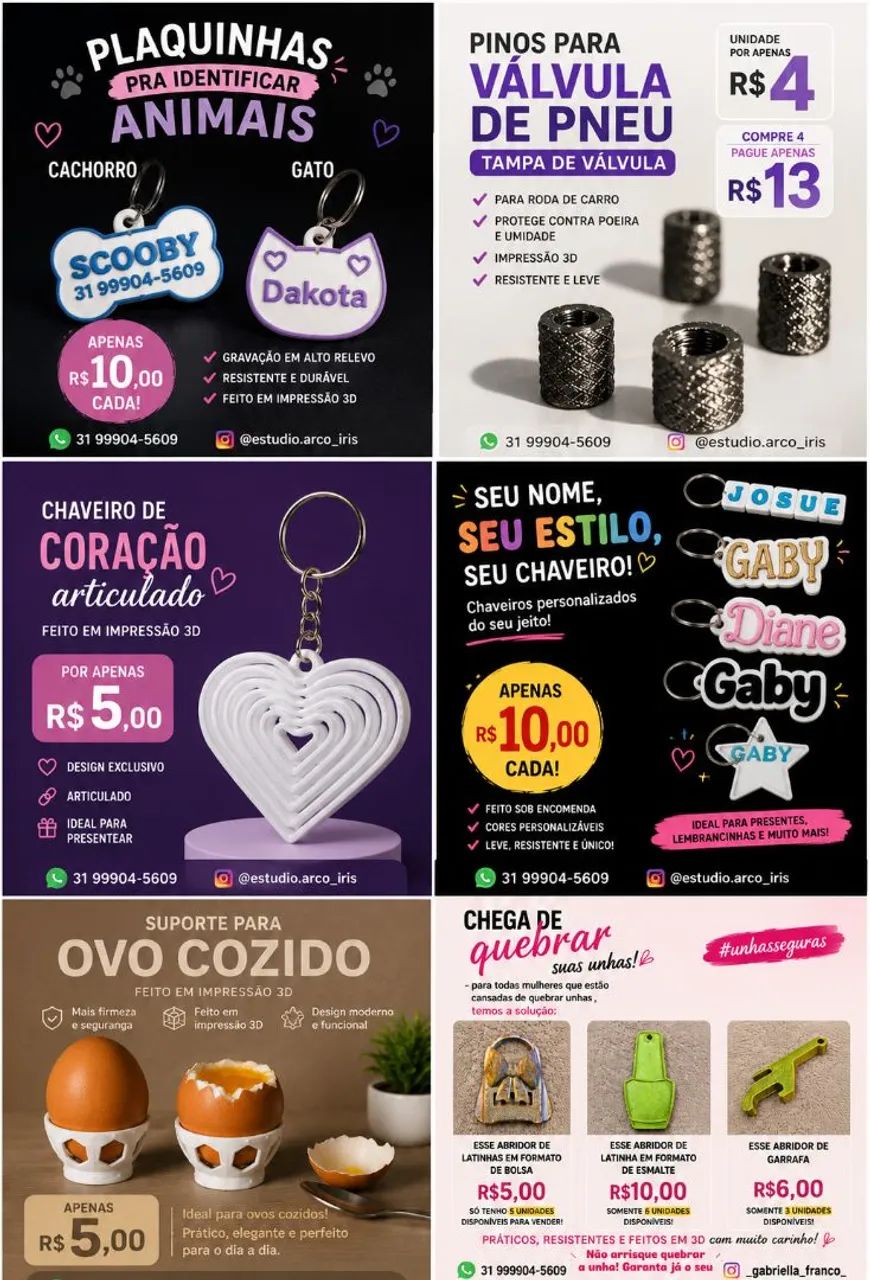 Presentes personalizados em impressão 3d  - Foto 2