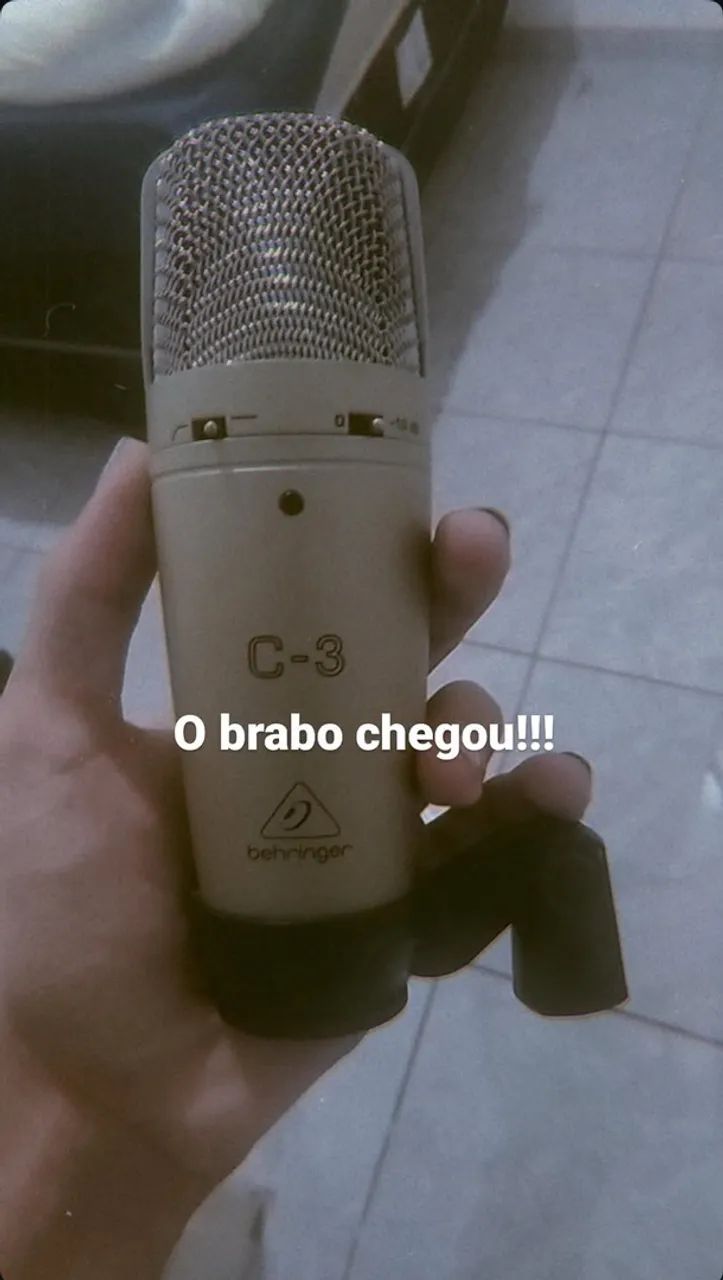 microfone condensador behringer c-3