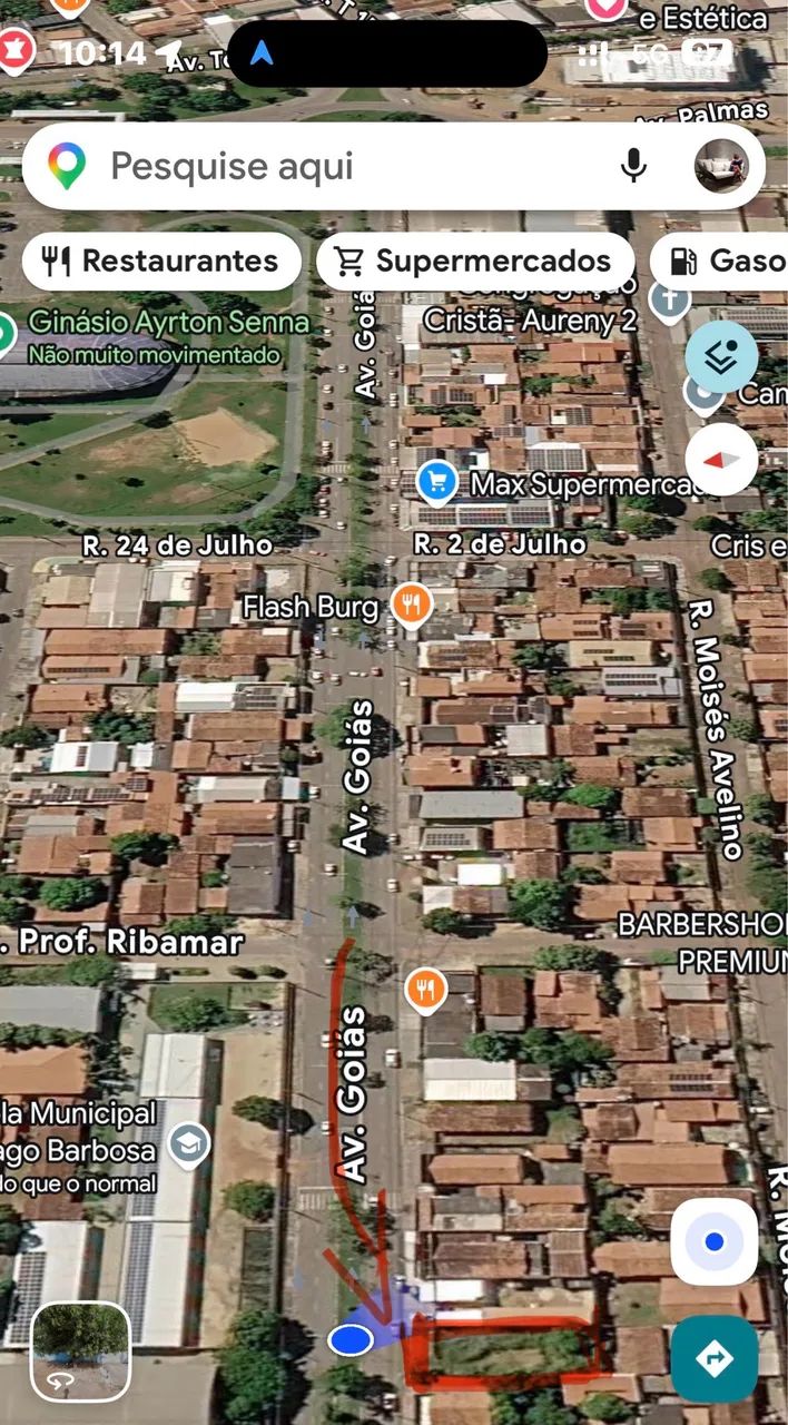 Lote comercial avenida do Ginásio Ayrton Senna 