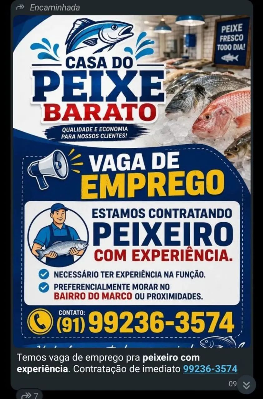 Vaga de emprego 
