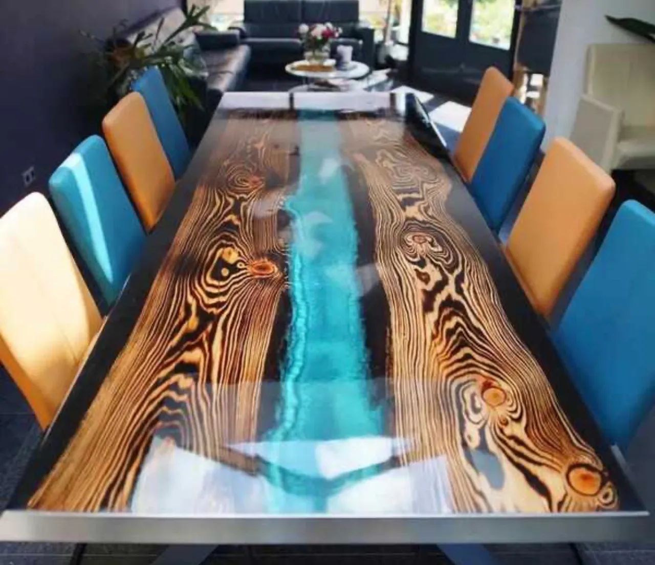 Mesa de resina epóxi  - Foto 4