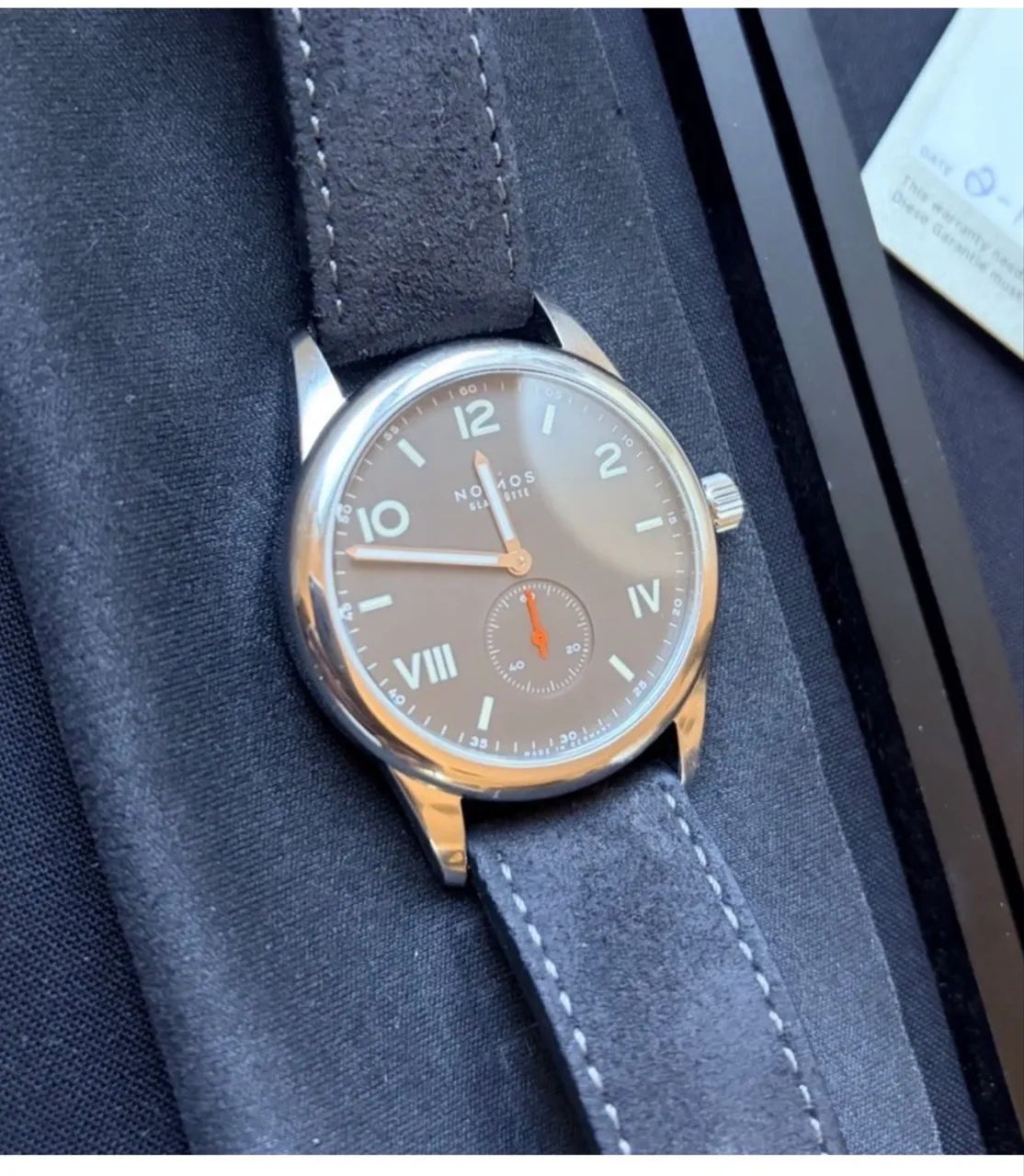 NOMOS Club Campus 38mm Black Dial - 2024 - Full Set - Foto 3