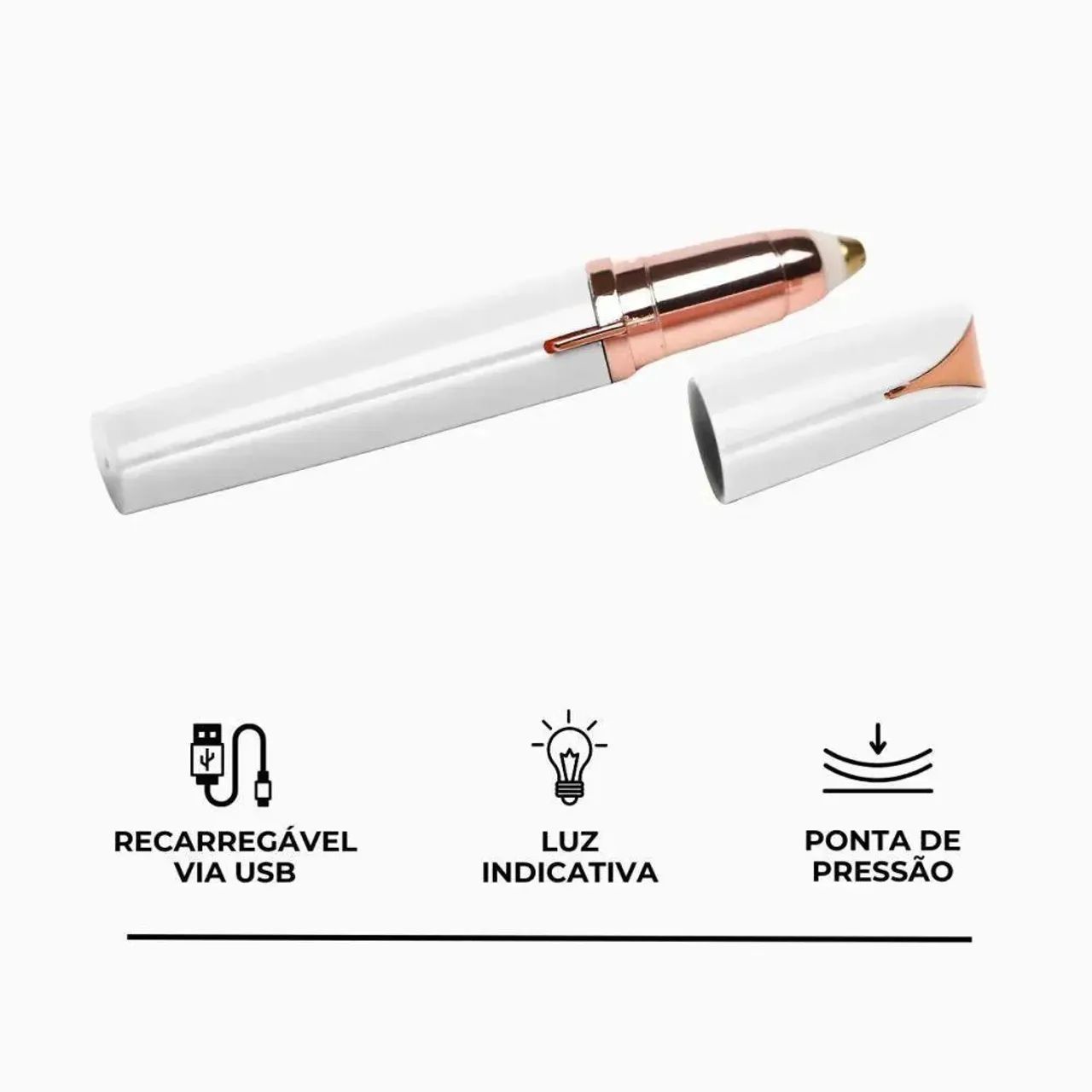Caneta depiladora para sobrancelhas  - Foto 5