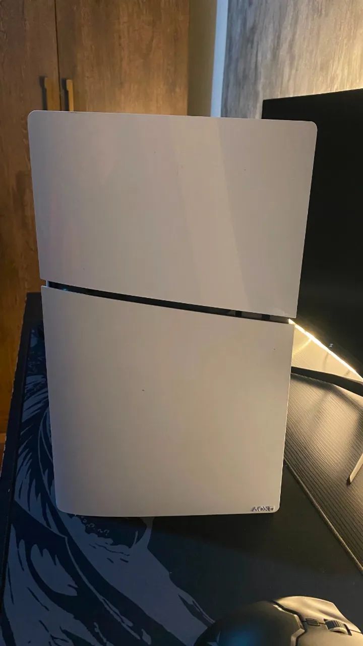 PS5 Slim com controle + 2 jogos - Foto 4
