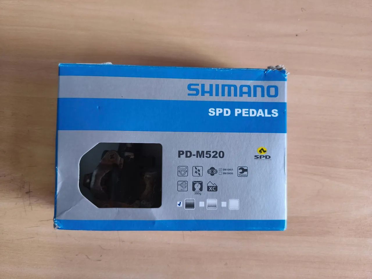 Pedal Shimano clip PD520 com tacos  - Foto 2