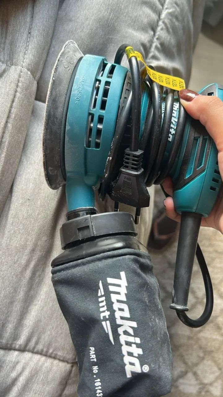 Kit Ferramenta mercenária: Esmerilhadeira, Tupia, Serra Circula, Plaina Elétrica lixadeira - Foto 5