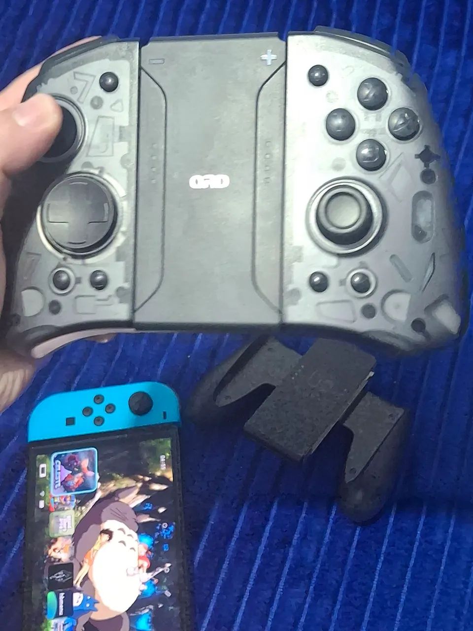Nintendo switch oled desbloqueado 512gb sandisk original - Foto 3