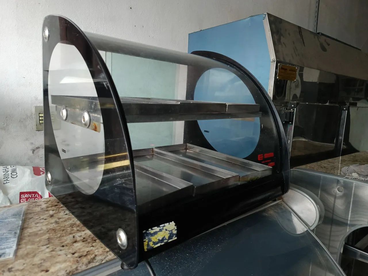 Estufa vitrine para salgados 6 bandejas  - Foto 3