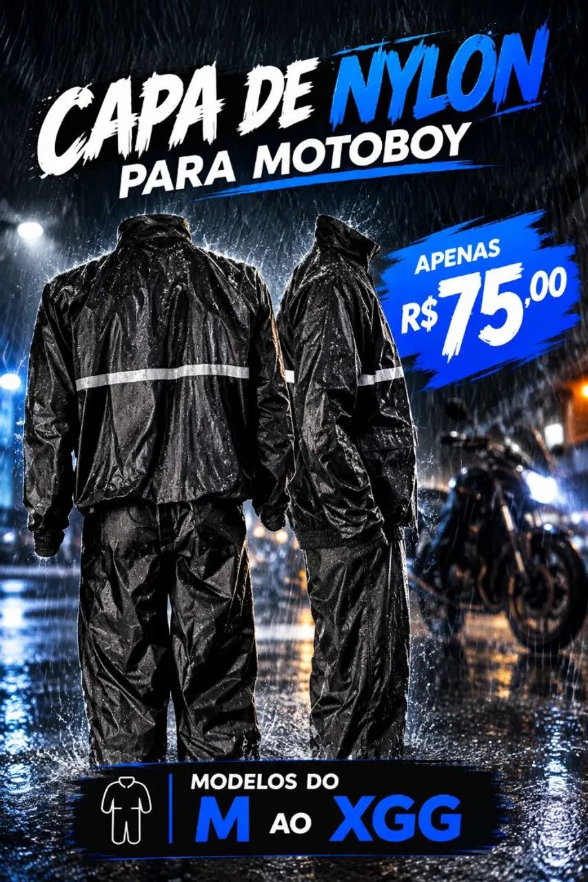 capa de chuva nylon  - Foto 3