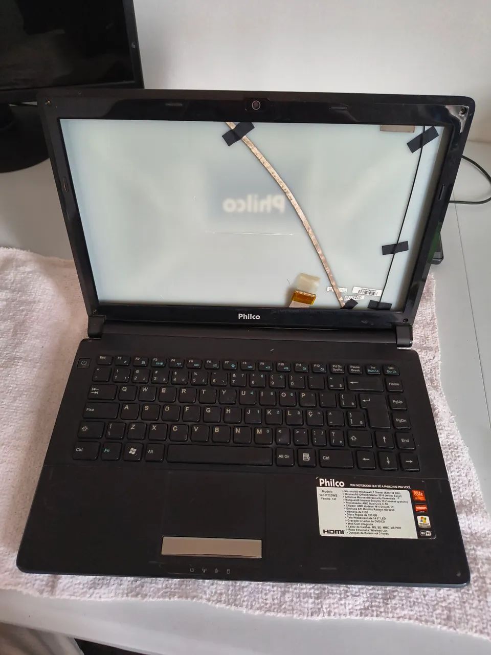 Carcaça notebook Philco 14F-P723WS