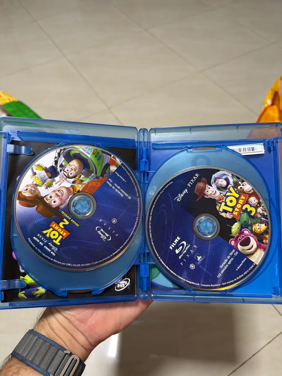 Blu Ray Toy Story 1, 2 e 3 (collection) - Foto 3