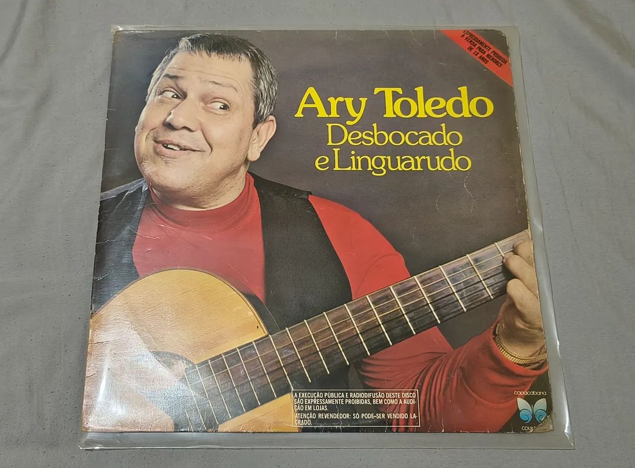 LP Vinil Ary Toledo Desbocado e Linguarudo 